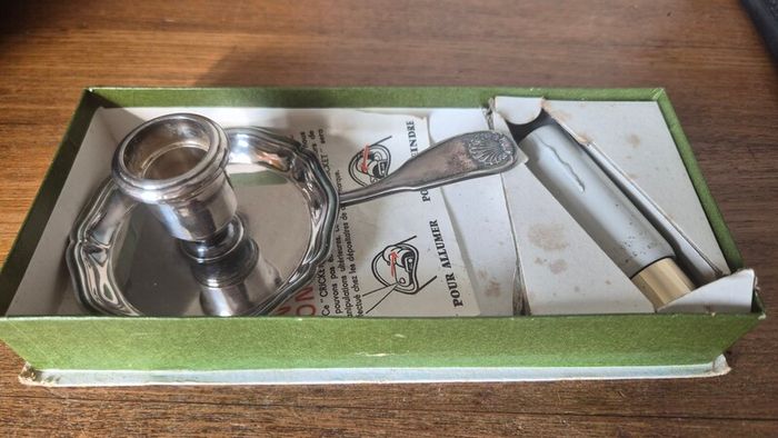 Christofle Gallia Silver plated Candlestick / Chamber stick