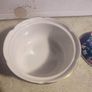 Vintage Otagiri Trinket Box Blue Gold trim Round Floral Fraser Collection Japan Image 4