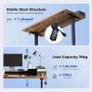 Electric Adjustable Height Desk with 2 Drawers, 120 x 60 cm, Stable Sit-Stand Desk Image 5
