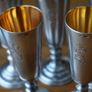 5 silver shot glasses Image 8