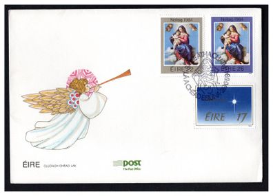 1984 Ireland Christmas Commemorative Stamps An Post First Day Cover (FDC)