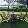 Solid Teak Garden Set Image 3