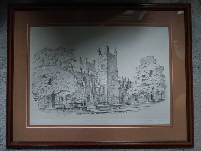 Vintage artwork and frames