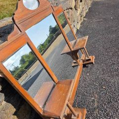Vintage over mantle mirror
