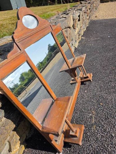 Vintage over mantle mirror