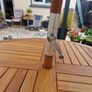 Garden Table with Umbrella Image 4