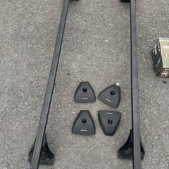 Exudus roof rack kit and bars