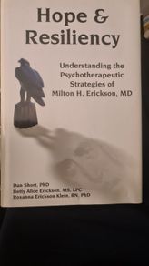 Hope & Resiliency. Understanding The Psychotherapudic Stratagies Of Milton H. Ericsson. Md. Dan Short. Betty  Alice Ericsson. Roxan Ericsson. Hardback With Dustjacket In Very Good Condition.