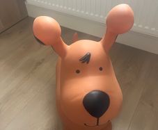 Happy Hopperz Inflatable Bouncy Dog Toy