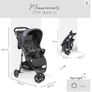 Hauck Citi Neo II 3-Wheel Pushchair with Rain Cover Excellent Condition Image 2