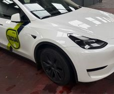 2025 taxi Tesla Model Y for rent