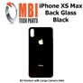 iPhone XS MAX Replacement Back Glass Door Cover with Adhesive Black Image 3