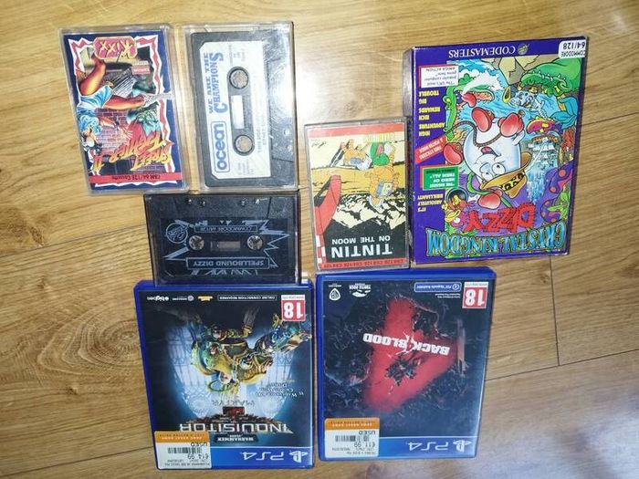 Old Videogames Job Lot (Commodore 64 & PS4)
