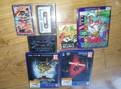 Old Videogames Job Lot (Commodore 64 & PS4)