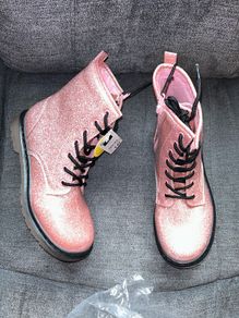 Bnwt size 5(38) pink glitter boots
