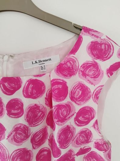 L. K. Bennett Silk Summer Dress - Size 12