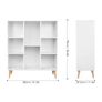 New 8 Tier Bookcase Display Room Divider - FREE P&P Image 4