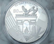 France 10 Euro Silver (.333) Uncirculated Coin 2025 - V-E DAY 80th anniversary - V-E DAY 80th anniversary