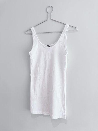 New Vero Moda Bright White Long Tank Top