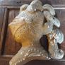 Antique Gilt Plaster Knights Head Image 2