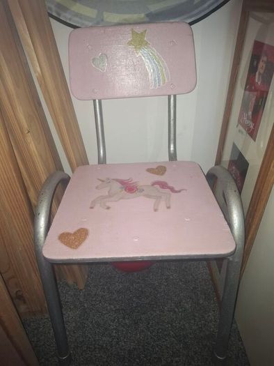 Unicorn school chair