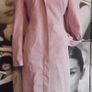 Karen Millen Dusky Pink Suede Effect Collarless Coat Image 3