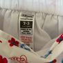 White, Red & Blue Floral Skirt with Butterfly Print Image 5