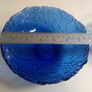 Two Blue Pressed Glass and Molded Glass Nibbles Dishes for Sale as a Pair, in Excellent Condition. Image 6