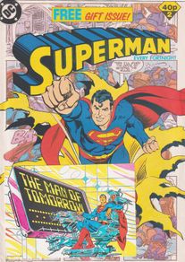 Superman #2 With Post Card London Editions 1988 Uk Comic