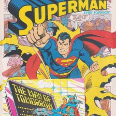 Superman #2 With Post Card London Editions 1988 Uk Comic