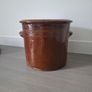Large glazed French pot Saloir Image 4