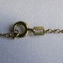 Vintage Gold Plated Cross Pendant and Chain L-10" Image 4