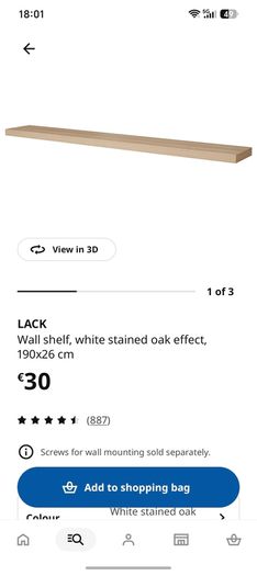 Wall shelf