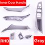 Original Right Hand Drive RHD For BMW 5 series F10 F11 Gray Beige Black Car Interior Inner Door Handle Panel Pull Trim Cover Image 7