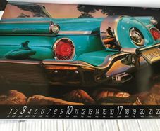 Rare American Classic Cars Calendar