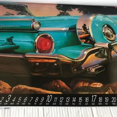 Rare American Classic Cars Calendar