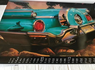 Rare American Classic Cars Calendar