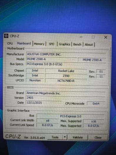 Pc Parts Working 32gb Ddr4/11400f/asus Prime Z590-a/case