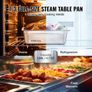 6 Pack Hotel Pans, 1/3 Size Anti-Jam Steam Pan, 0.8mm Thick Stainless Steel Restaurant Steam Table Pan, 4-Inch Deep Commercial Table Pan, Catering Storage Food Pan, for Industrial & Scientific Image 4
