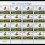 2003 Ireland Centenary of Powered Flight (41c Irish Monoplane, 50c Vickers, 57c Wright Flyer & 57c Lilian Bland) Commemorative Stamp Sheetlet 1A1A1A1A Mint Never Hinged (MNH) Image 4