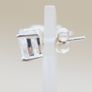 Sterling Silver Women's Zirconia Earrings Image 4