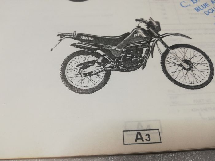 Yamaha DT80 MX parts catalogue