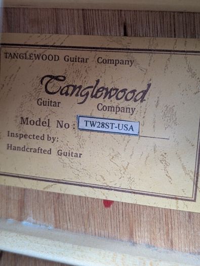 Tanglewood TW28ST-USA Acoustic Guitar