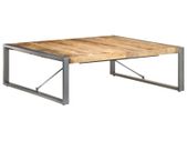Coffee Table 120x120x40 cm Rough Mango Wood
