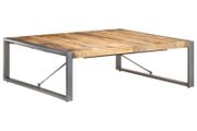 Coffee Table 120x120x40 cm Rough Mango Wood