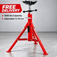 Pipe Stand with 4 Ball Transfer V Head 1500 lbs