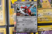Scizor ! Miscut Error ! Off Centre ! from Obsidian Flames Set ! 2023 ! Error Pokemon Card !