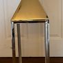 Modern Stainless Steel chrome large Candle Lantern with Handle for Home Decor 71cm H x 23cm W x 24cm D Image 3