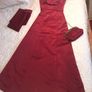 Formal Debs Dress Wine Image 3