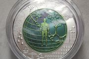 Austria 25 Euro Silver/Niobium (.900) Proof Coin 2018 - Anthropocene - Silver Niobium Series